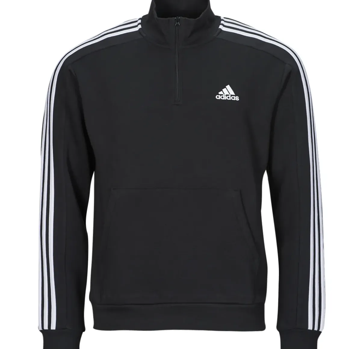 Adidas Sportswear - Essentials Fleece 3-Stripes 1/4-Zip Sweatshirt