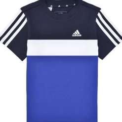 Adidas Sportswear - Tiberio 3-Stripes Colorblock Cotton T-Shirt