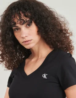 Calvin Klein Jeans - CK EMBROIDERY STRETCH V-NECK