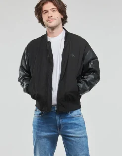 Calvin Klein Jeans - FAUX LEATHER BOMBER JACKET