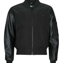 Calvin Klein Jeans - FAUX LEATHER BOMBER JACKET