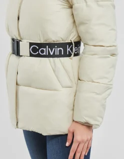 Calvin Klein Jeans - LOGO BELT WAISTED SHORT PUFFER