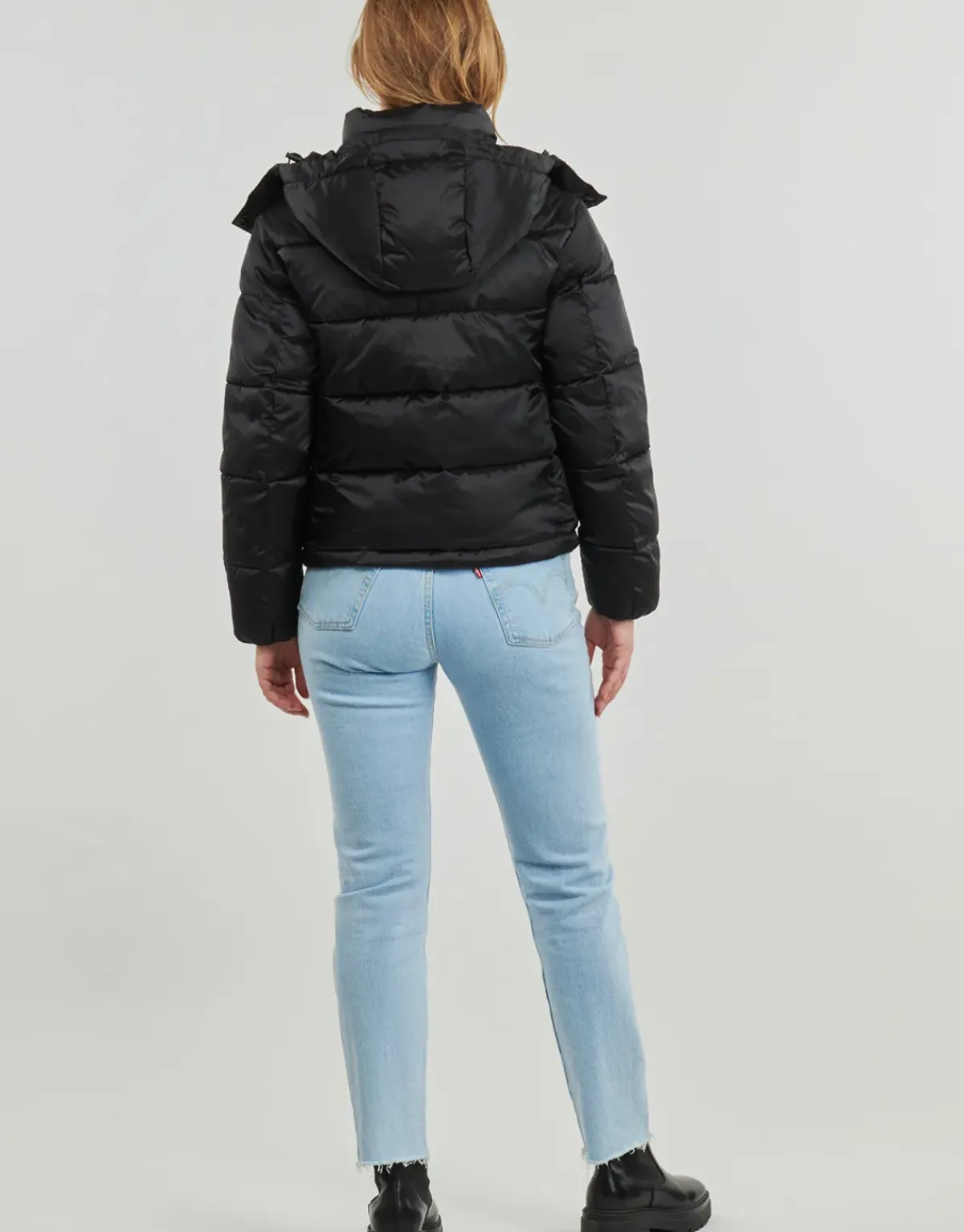 Calvin Klein Jeans - SHINY MONOLOGO ND SHORT PUFFER