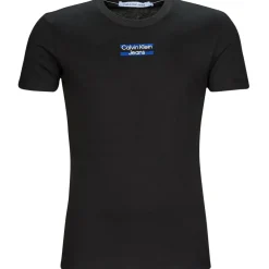 Calvin Klein Jeans - TRANSPARENT STRIPE LOGO TEE