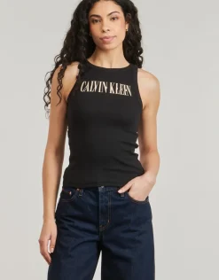 Calvin Klein Jeans - VARSITY CALVIN KLEIN RIB TANK