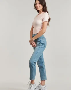 Calvin Klein Jeans - WOVEN LABEL RIB FITTED TEE