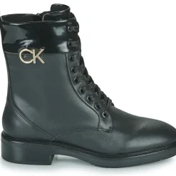 Calvin Klein Jeans - RUBBER SOLE COMBAT BOOT W/HW