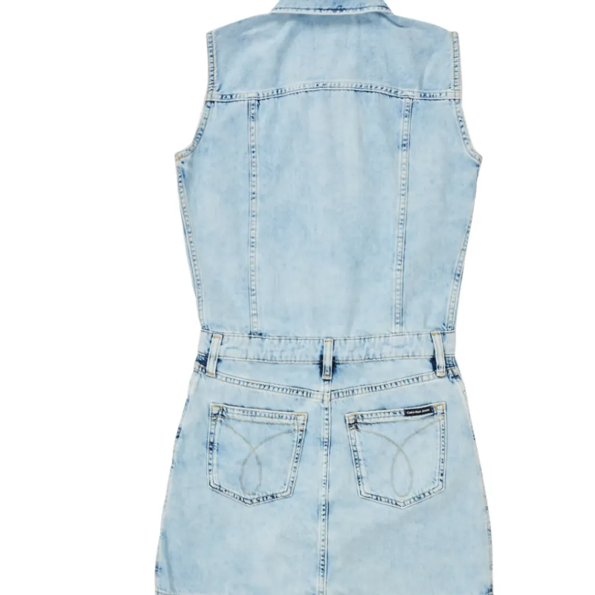 Calvin Klein Jeans - SLEEVELESS BLUE DENIM DRESS