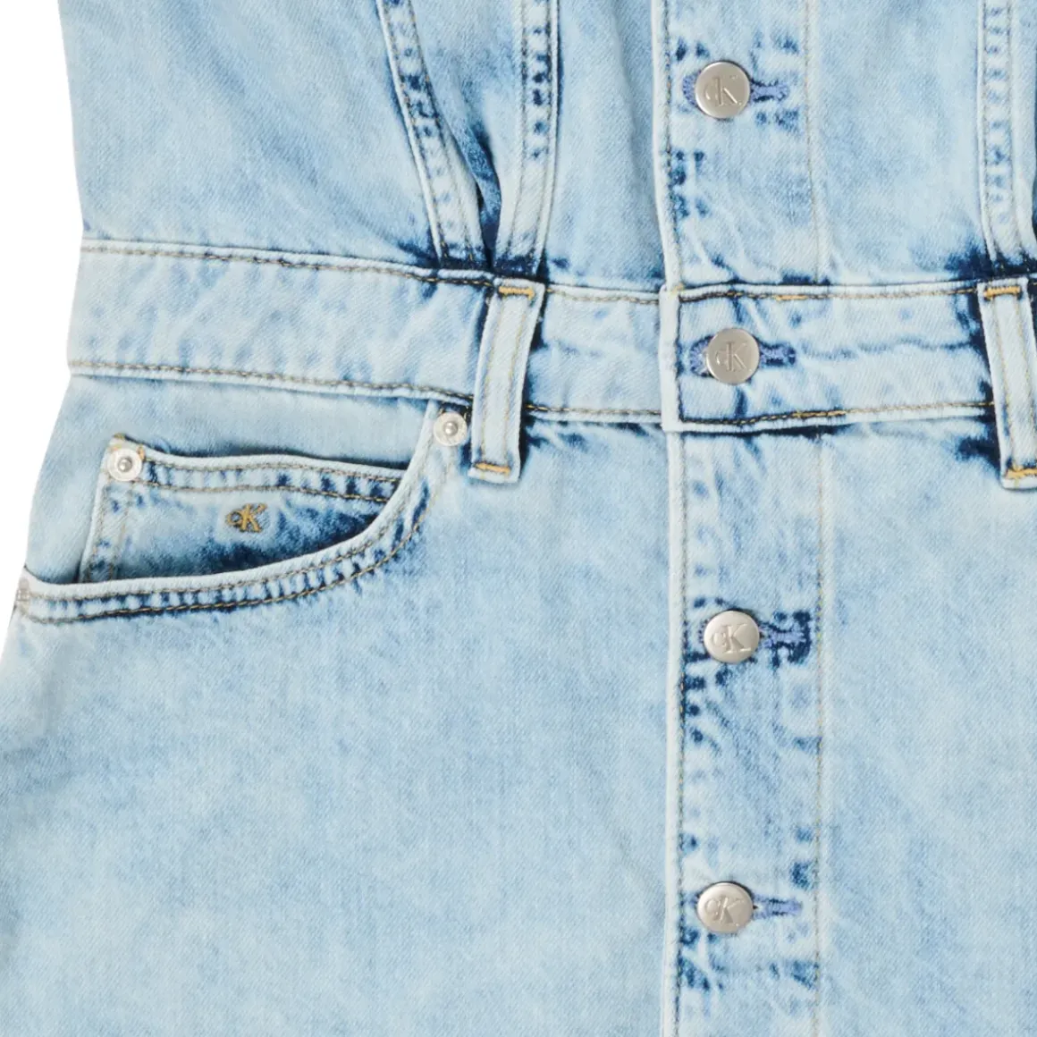 Calvin Klein Jeans - SLEEVELESS BLUE DENIM DRESS