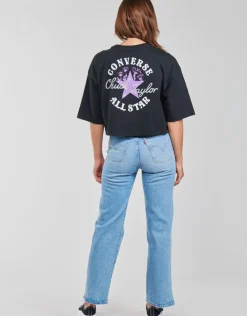 Converse - CHUCK INSPIRED HYBRID FLOWER OVERSIZED CROPPED TEE