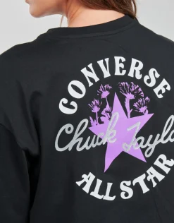 Converse - CHUCK INSPIRED HYBRID FLOWER OVERSIZED CROPPED TEE