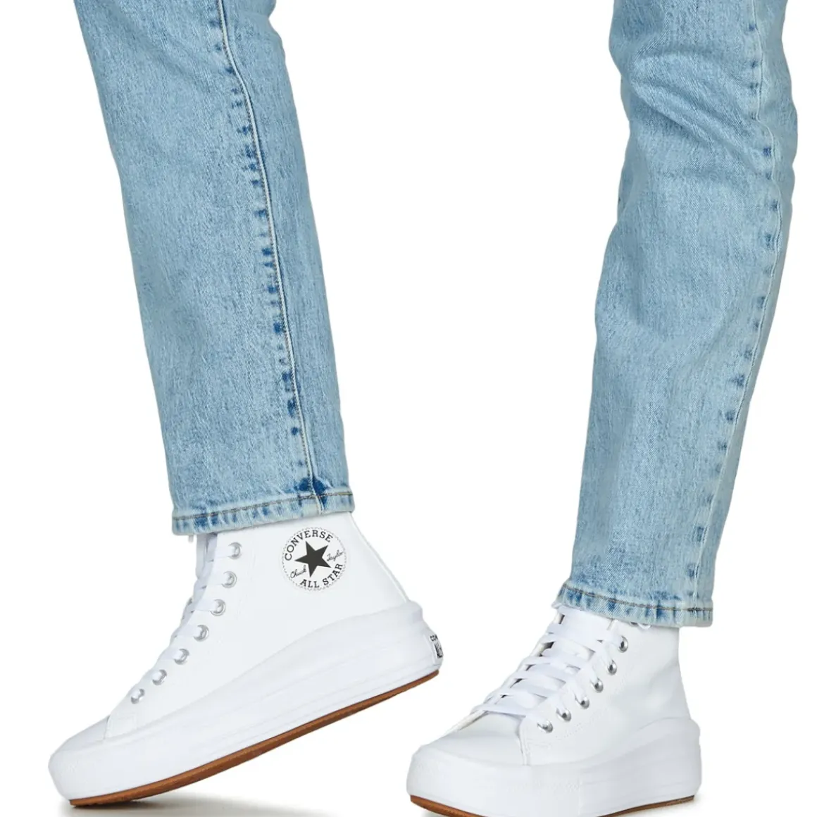 Converse - CHUCK TAYLOR ALL STAR MOVE PLATFORM LEATHER