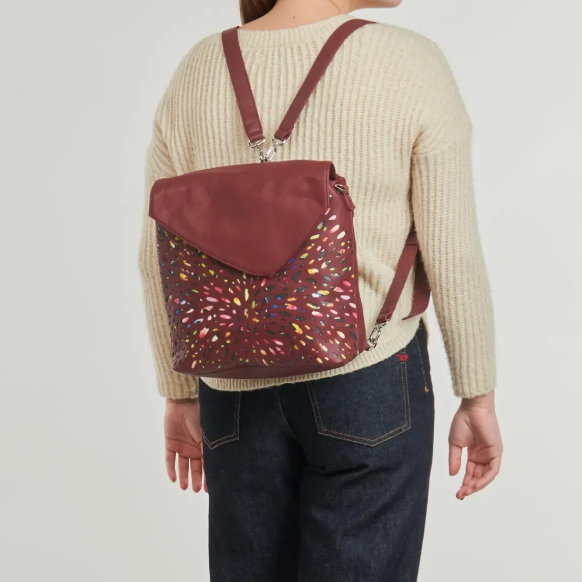Desigual - BACK BLACKWELL JERSEY GRANATE