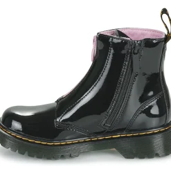 Dr. Martens - Bex Heart Zip Boot J Black Patent Lamper
