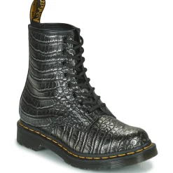 Dr. Martens - 1460 GUNMETAL WILD CROC EMBOSS