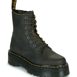 Dr. Martens - Jadon Charcoal Grey Burnished Waxy Pull Up