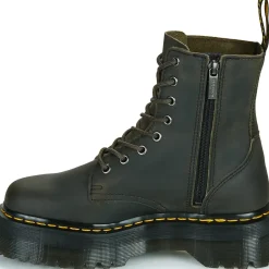 Dr. Martens - Jadon Charcoal Grey Burnished Waxy Pull Up