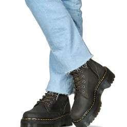 Dr. Martens - Jadon Charcoal Grey Burnished Waxy Pull Up