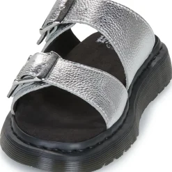 Dr. Martens - Josef Slide Silver Metallic Tumble