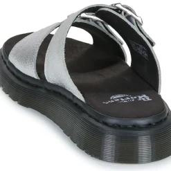 Dr. Martens - Josef Slide Silver Metallic Tumble