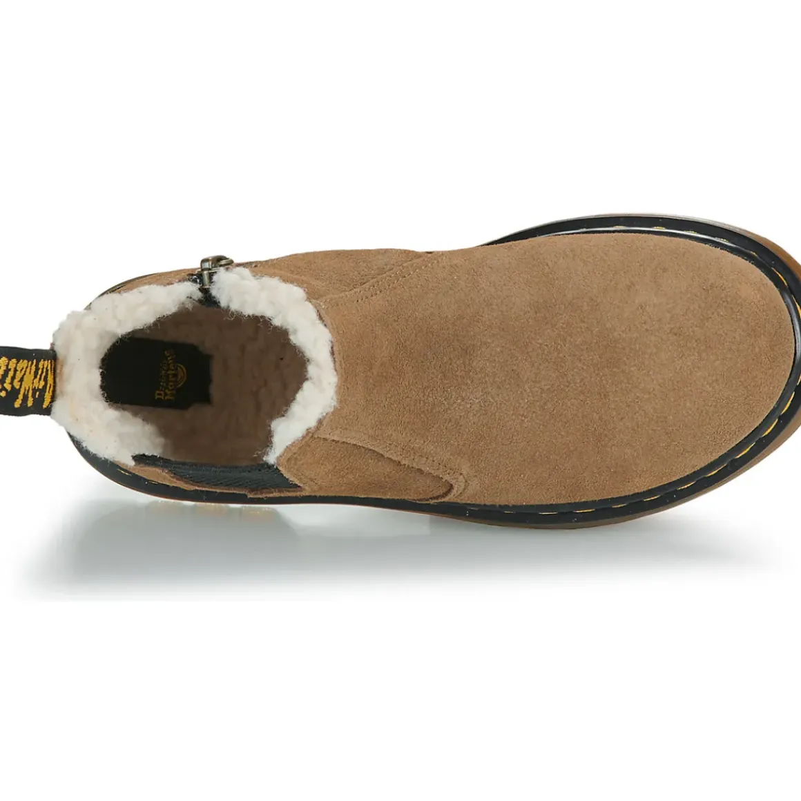 Dr. Martens - Leonore J Dark Khaki Bronx Suede