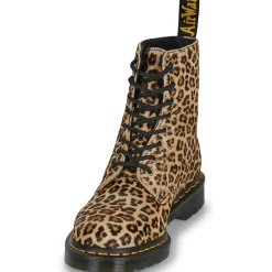 Dr. Martens - 1460 Pascal Light Tan Mini Leopard Spot Hair On