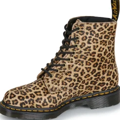 Dr. Martens - 1460 Pascal Light Tan Mini Leopard Spot Hair On