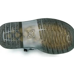 Dr. Martens - Serena T Silver Distressed Foil
