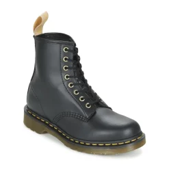 Dr. Martens - VEGAN 1460 BLACK FELIX RUB OFF