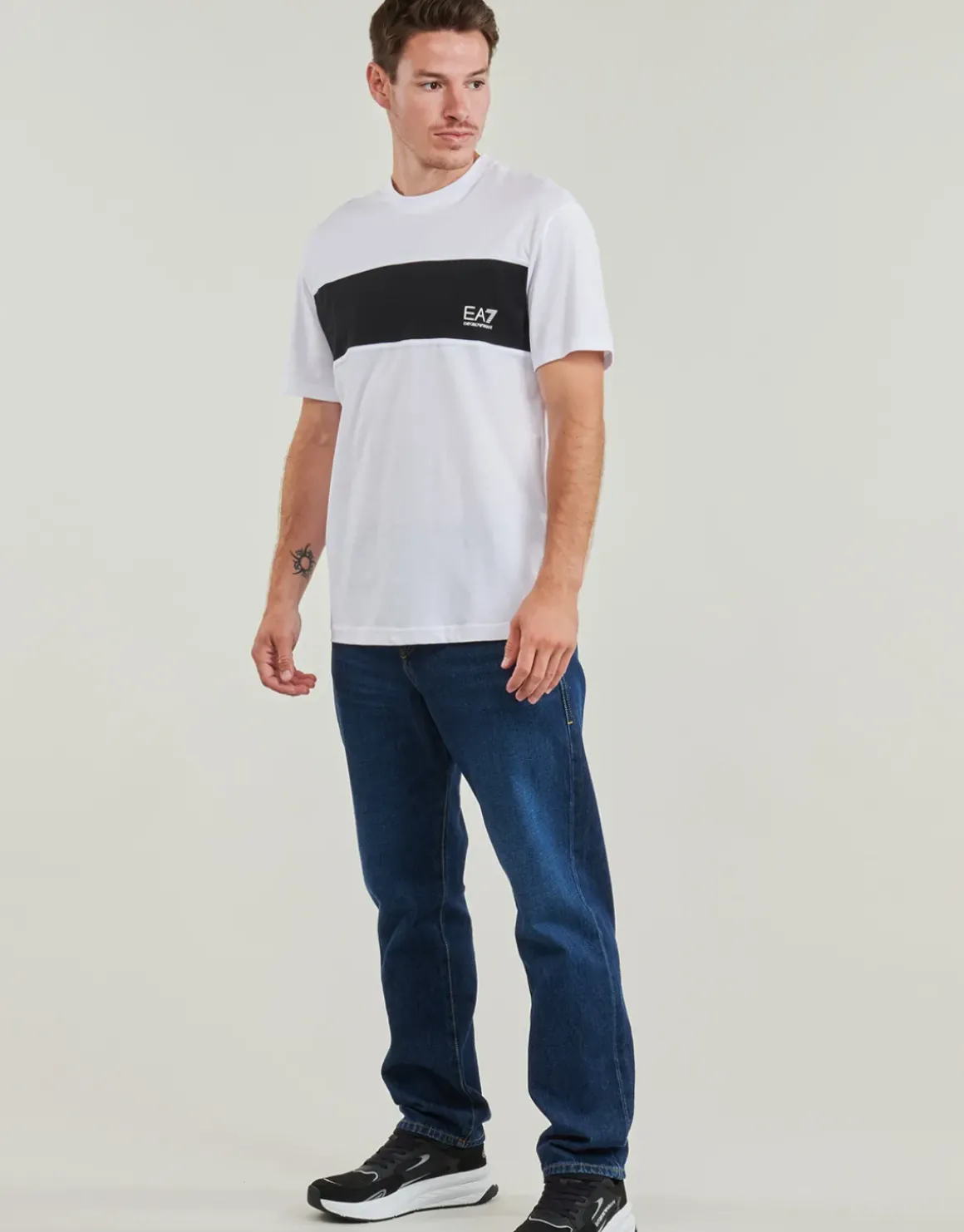Emporio Armani EA7 - ATHLETIC COLORBLOCK TSHIRT