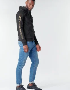 Emporio Armani EA7 - TRAIN LOGO SERIES M HOODIE RN COFT