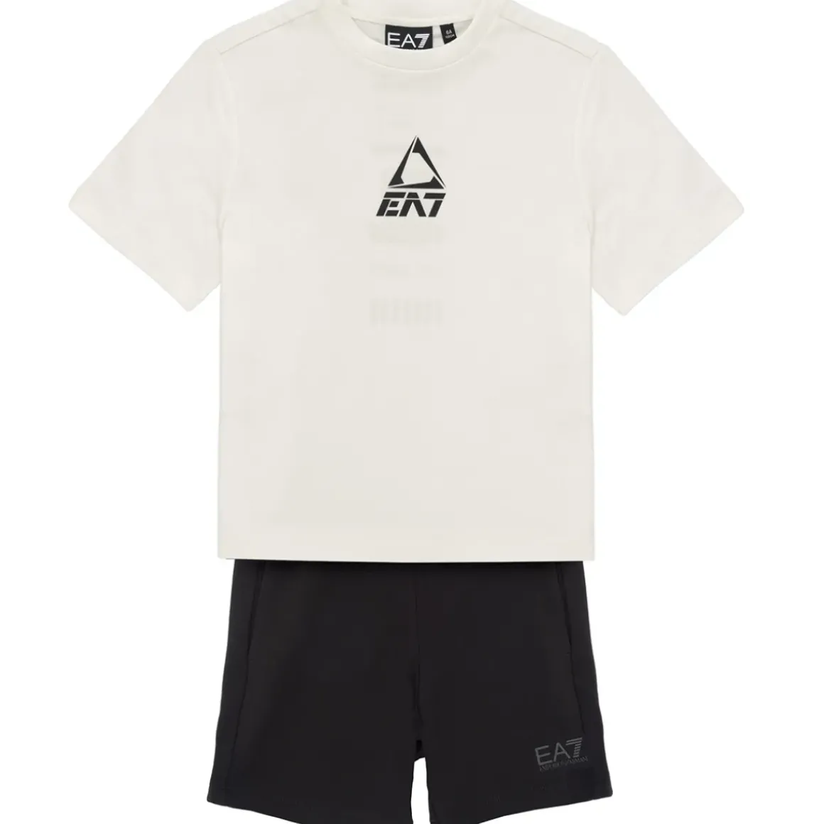 Emporio Armani EA7 - TRAIN LOGO SERIES BOY KIT TEE-SHORTS FREE