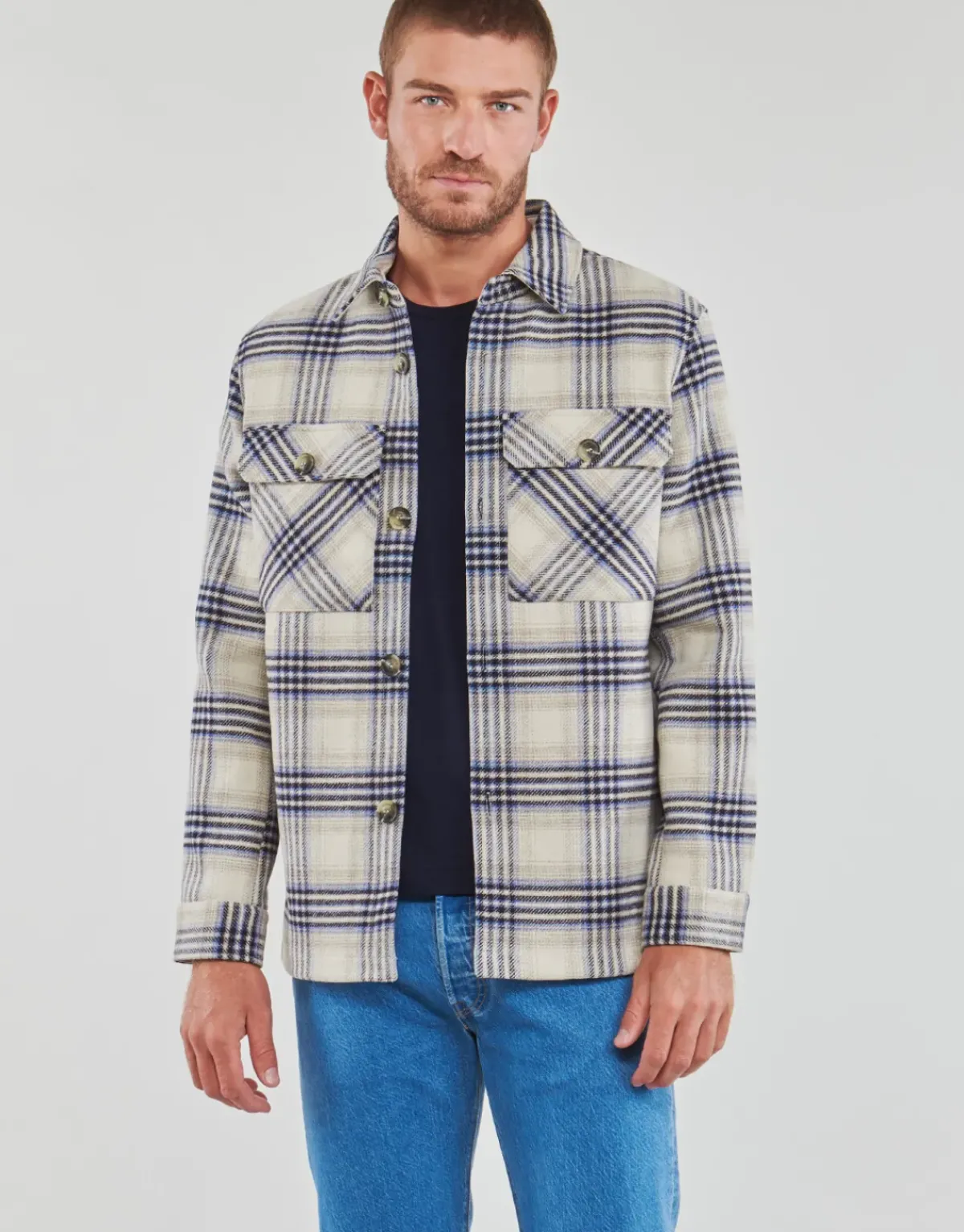 Esprit - CHECK OVERSHIRT