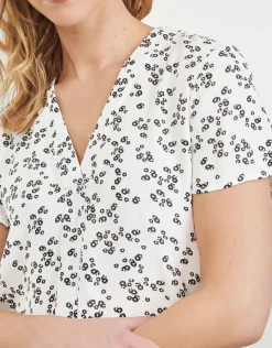 Esprit - SKI V NECK BLOU