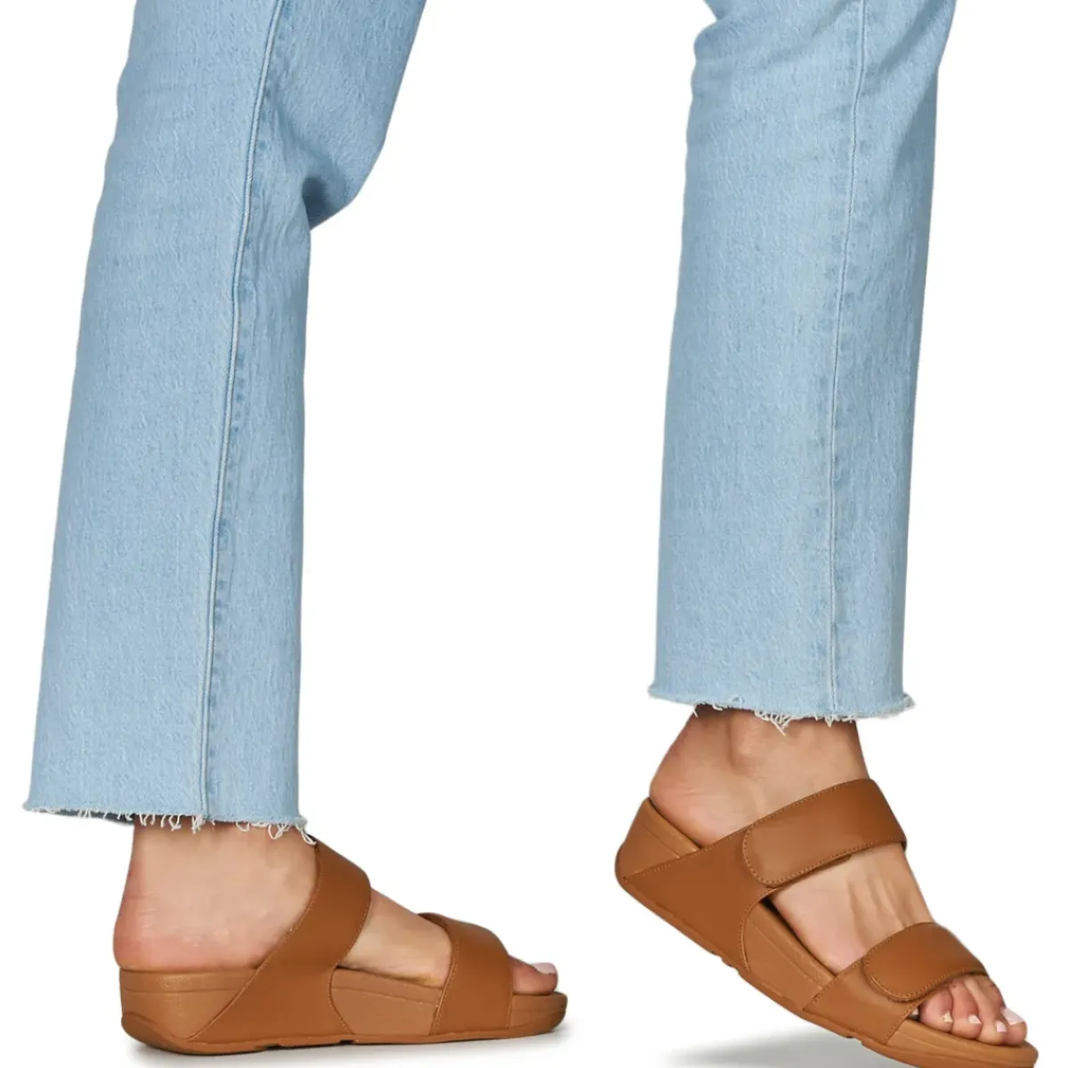 FitFlop - Lulu Adjustable Leather Slides