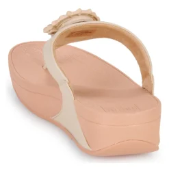 FitFlop - LULU CRYSTAL-CIRCLET LEATHER TOE-POST SANDALS