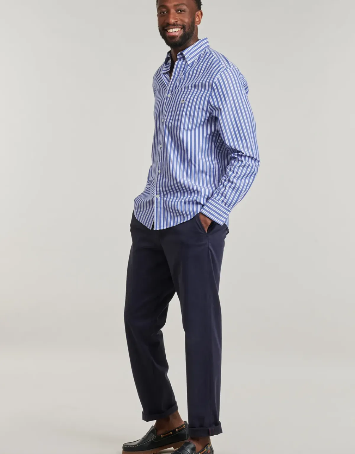 Gant - REG CLASSIC POPLIN STRIPE SHIRT