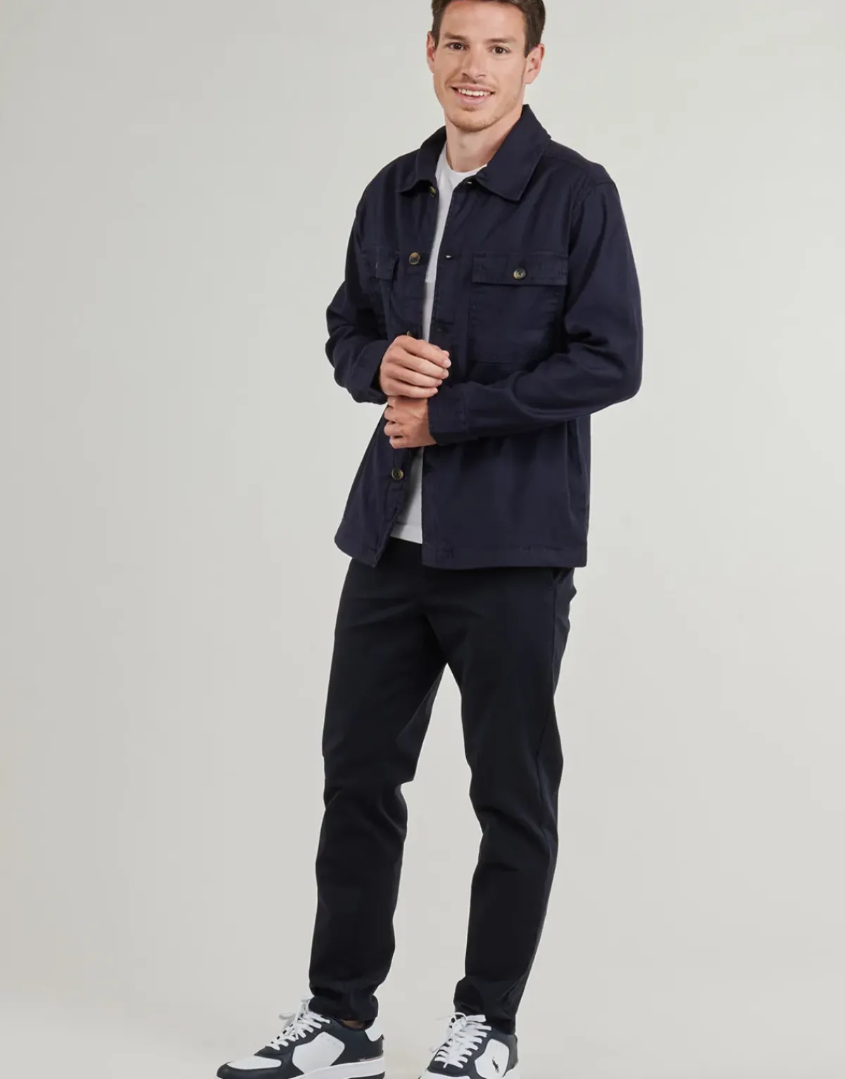 Gant - REG COT/LINEN OVERSHIRT