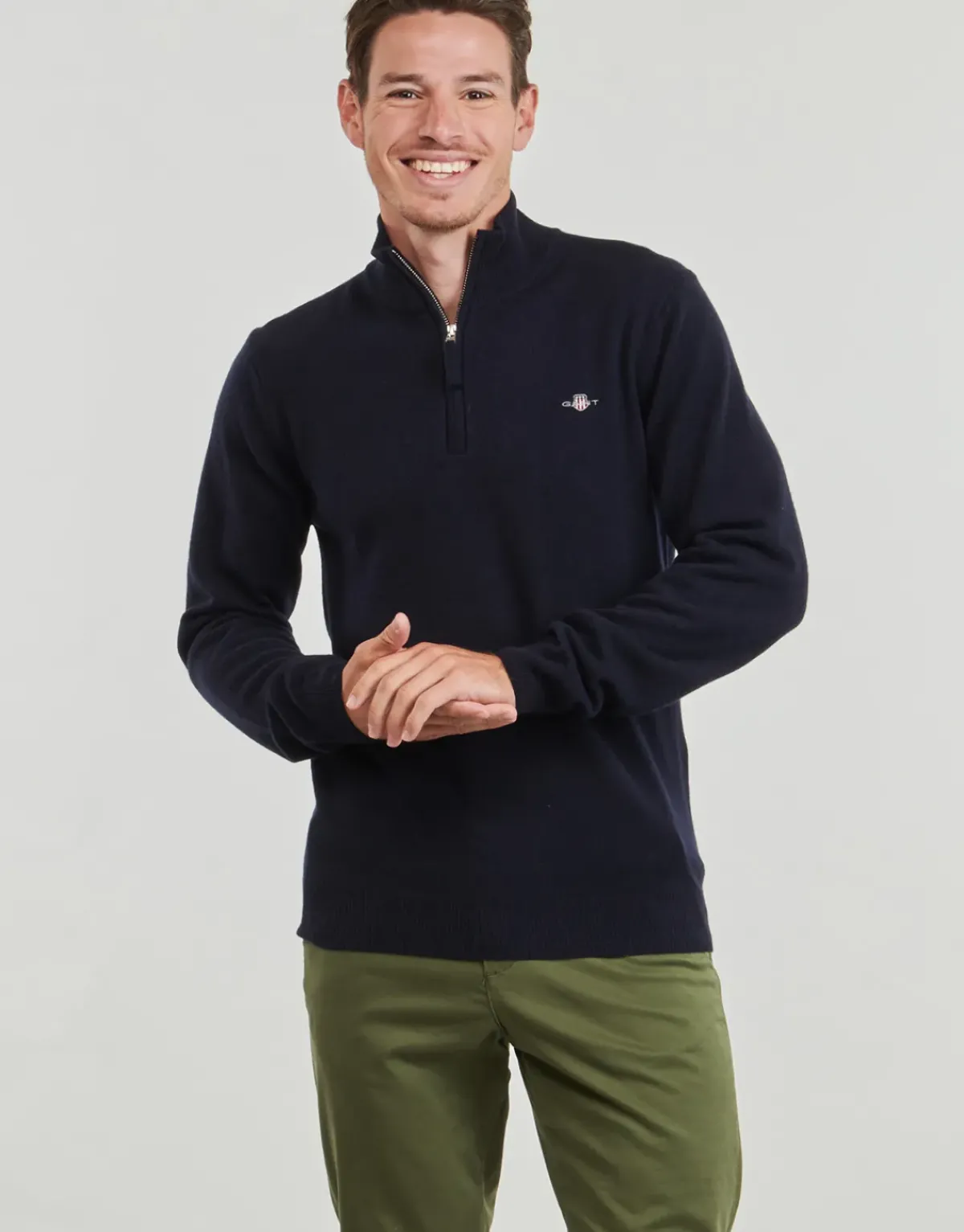 Gant - SUPERFINE LAMBSWOOL HALF ZIP