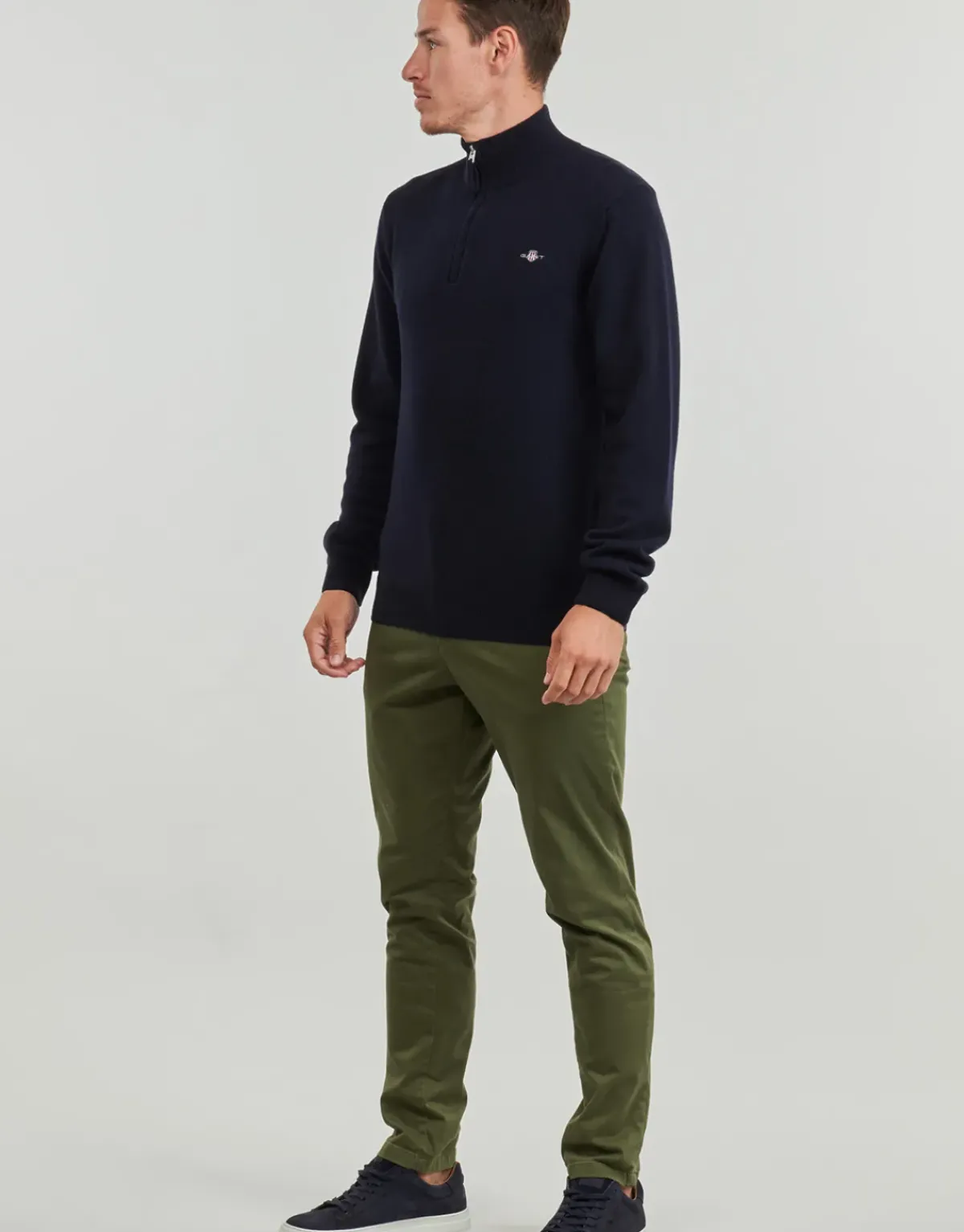Gant - SUPERFINE LAMBSWOOL HALF ZIP