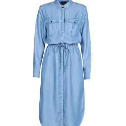 G-Star Raw - Rovic maxi shirt dress ls