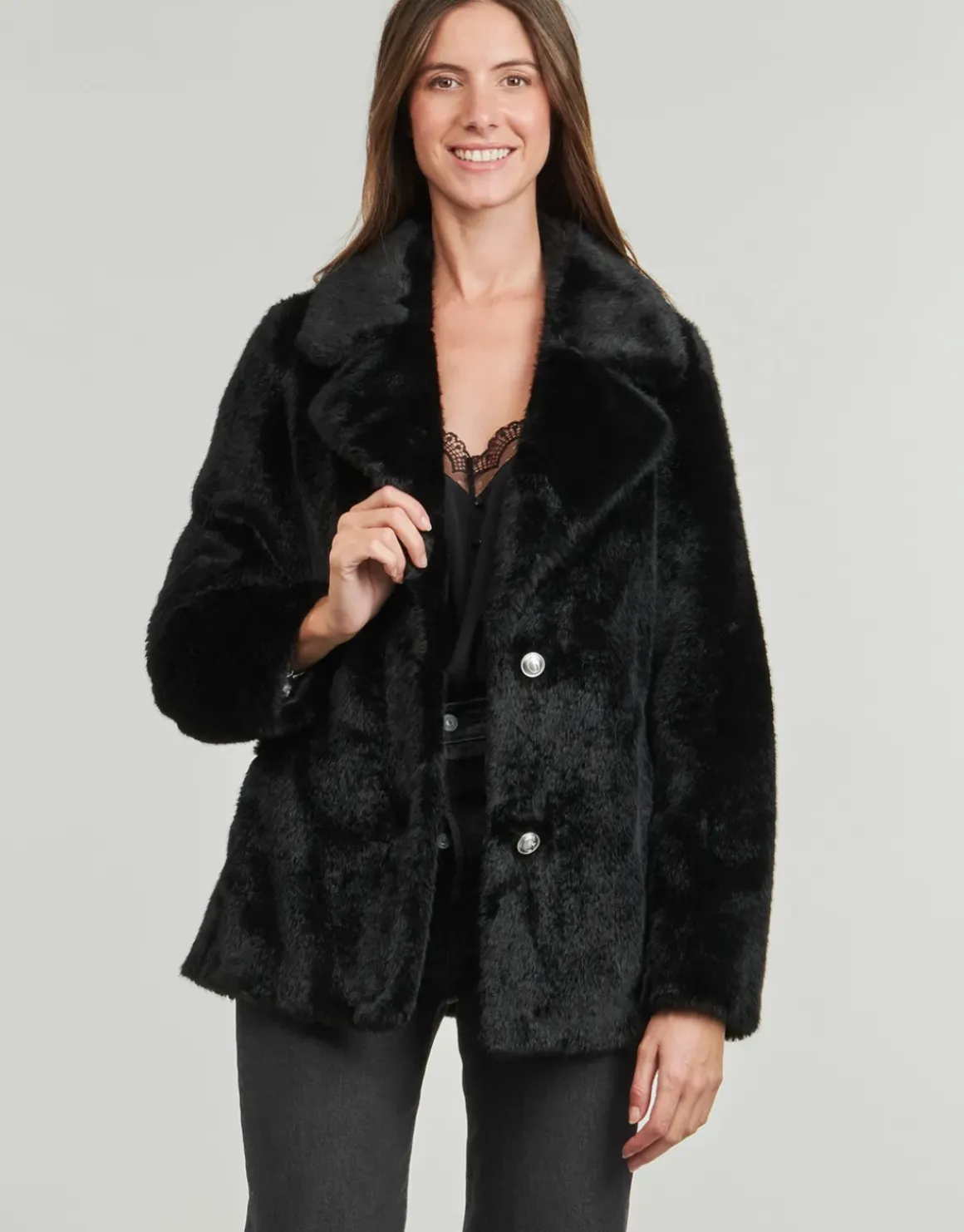 Guess - FILOMENA FAUX FUR JKT