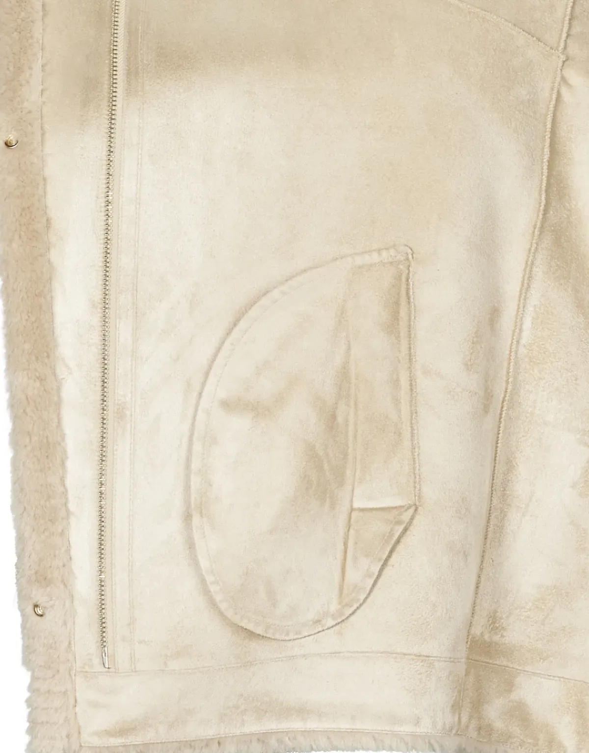 Guess - LS ELISABETTA SHEARLING COAT