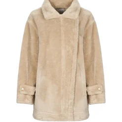 Guess - LS ELISABETTA SHEARLING COAT