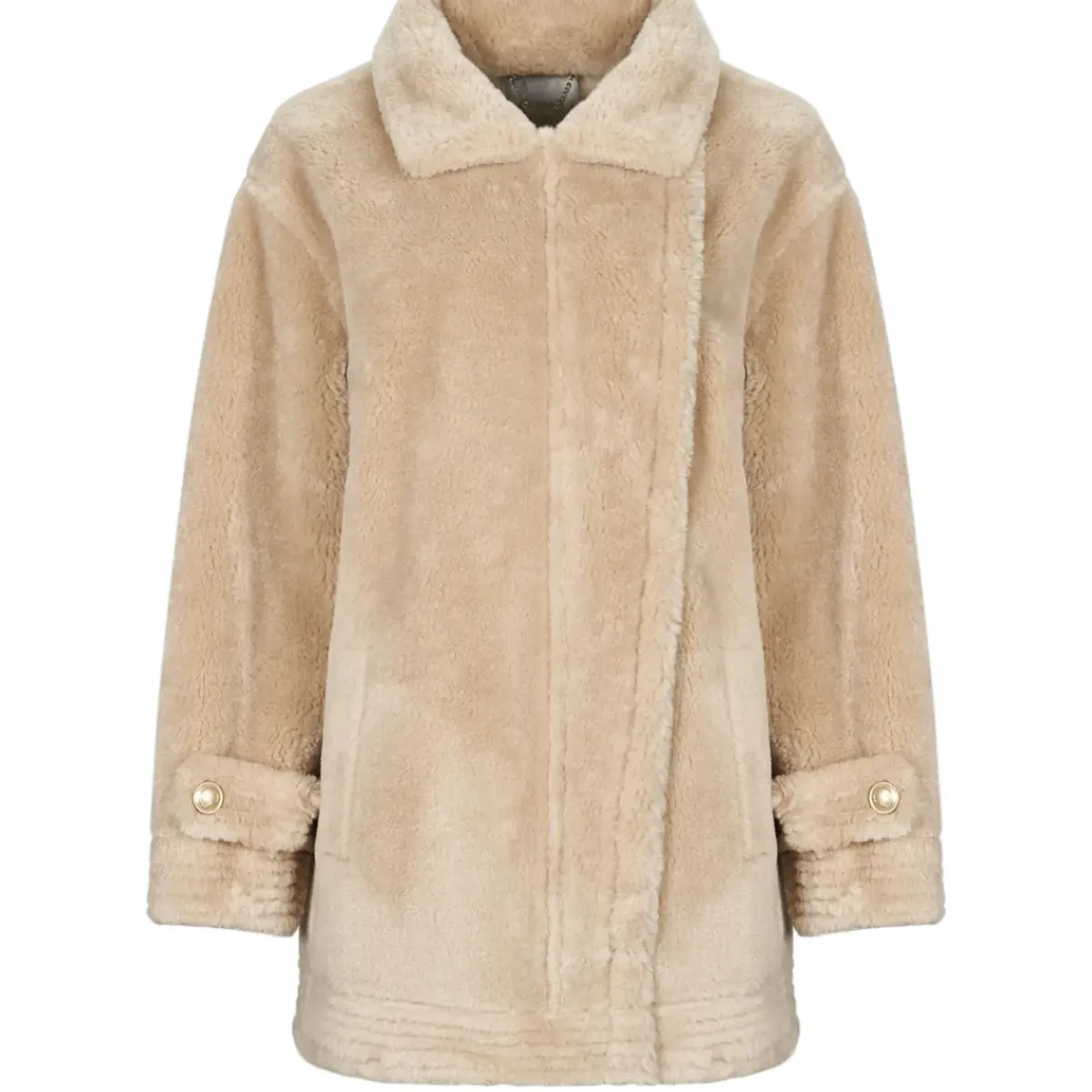 Guess - LS ELISABETTA SHEARLING COAT
