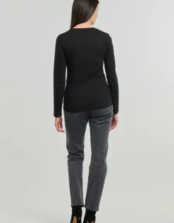 Guess - LS RN GUESS STUDDED LOGO TEE