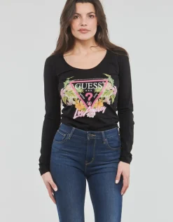 Guess - LS SN TRIANGLE FLOWERS TEE