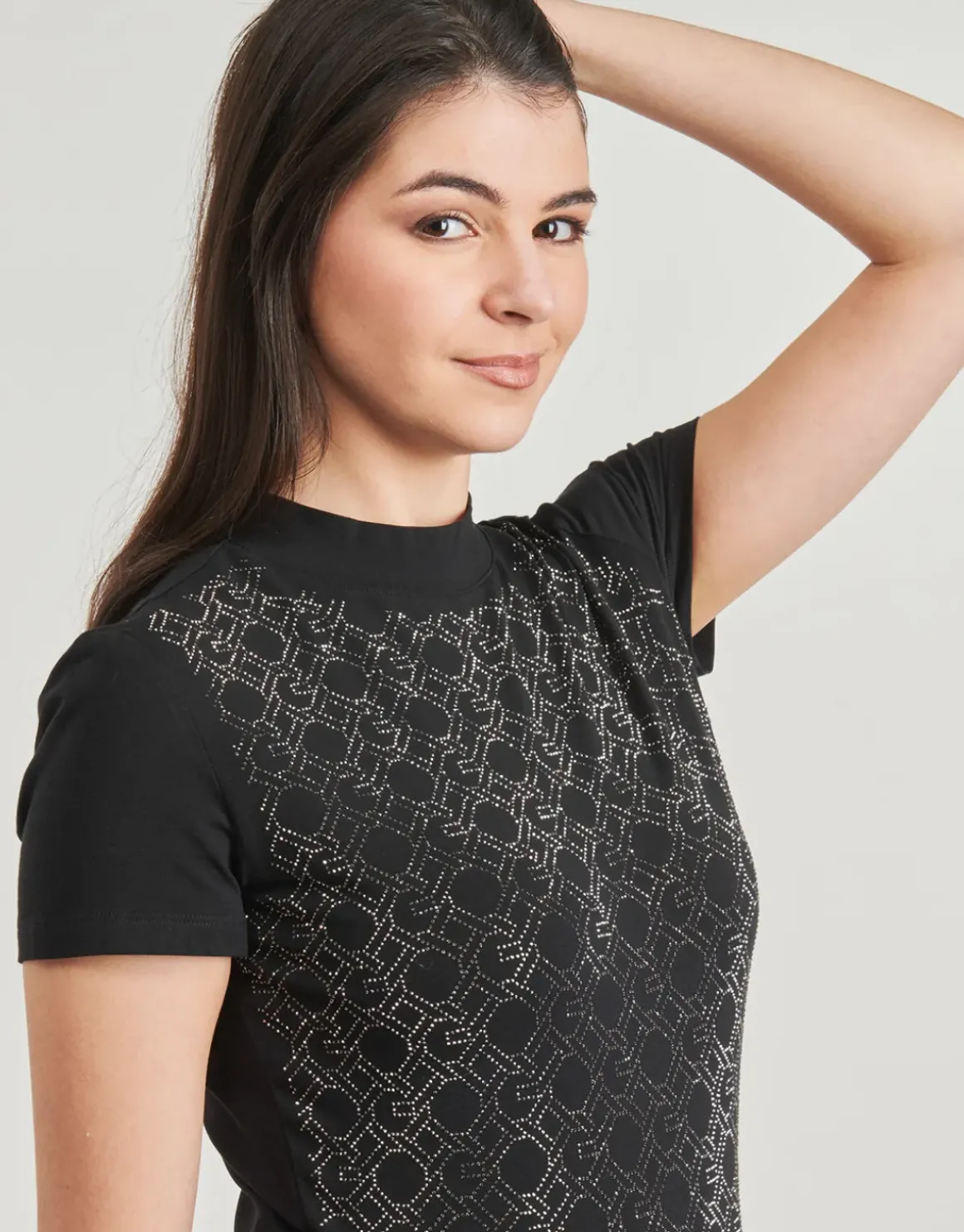 Guess - MOCK NECJK ALL OVER LOGO