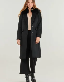 Guess - NANCY FIT COAT FAUX FUR COLLAR