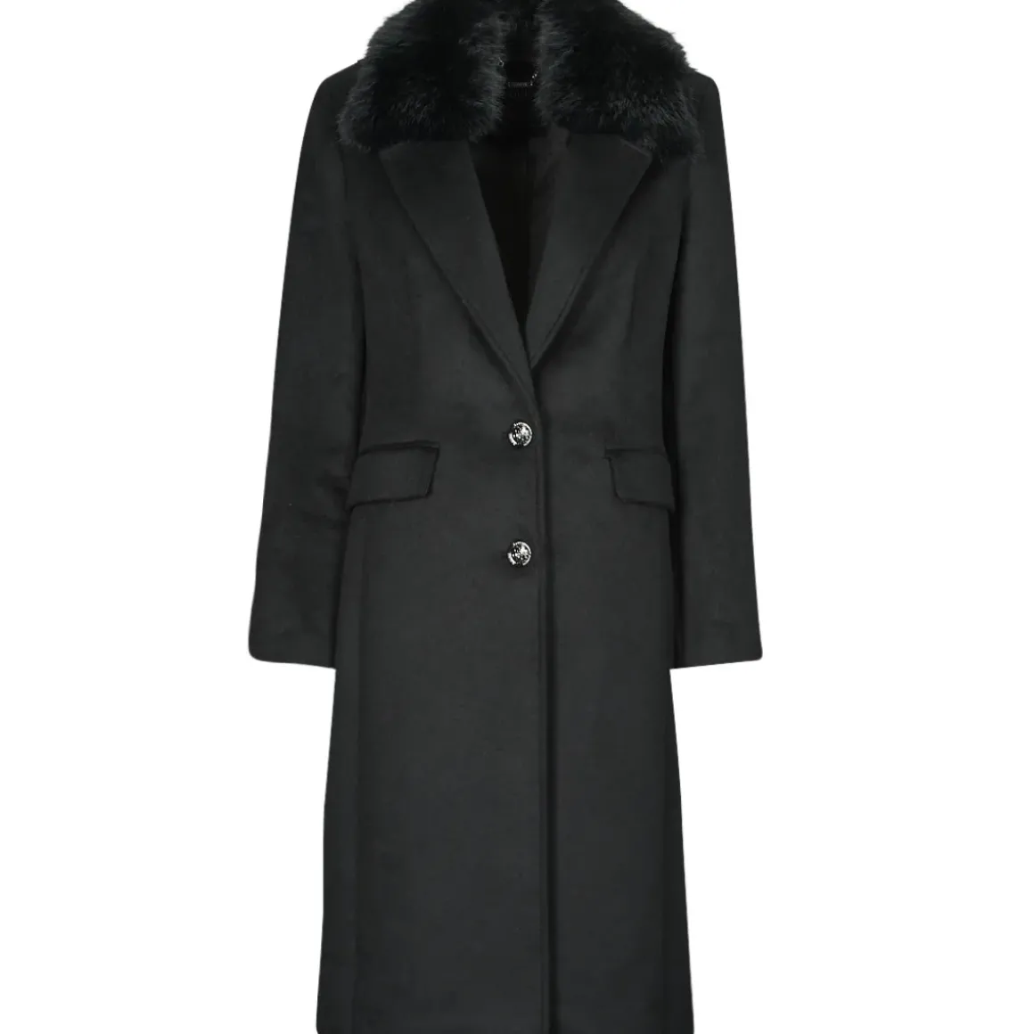 Guess - NANCY FIT COAT FAUX FUR COLLAR